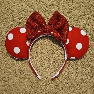 Red Polka Dot Minnie Ears
